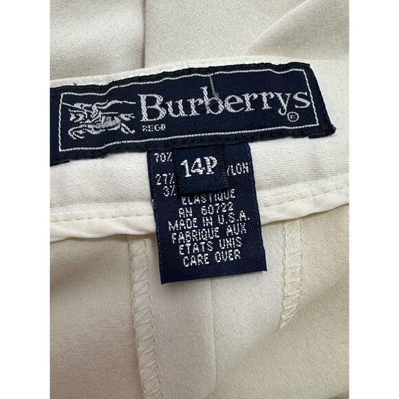 Burberry's vintage cream blazer and pants set suit size 14P - Picture 2 of 16